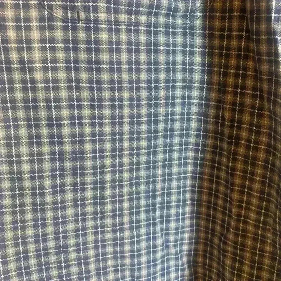 Columbia Mens long sleeve blue plaid button down shirt size Large - Picture 3 of 9